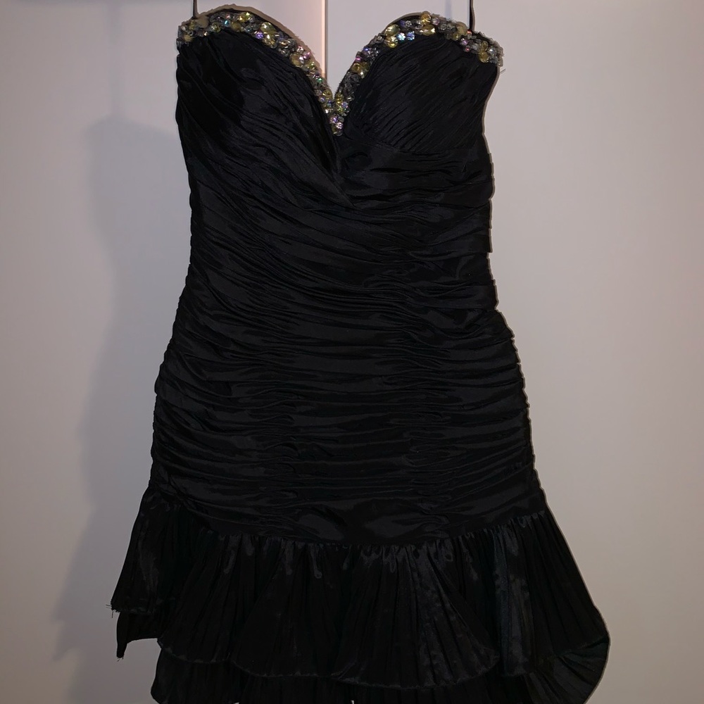 Black cocktail dress